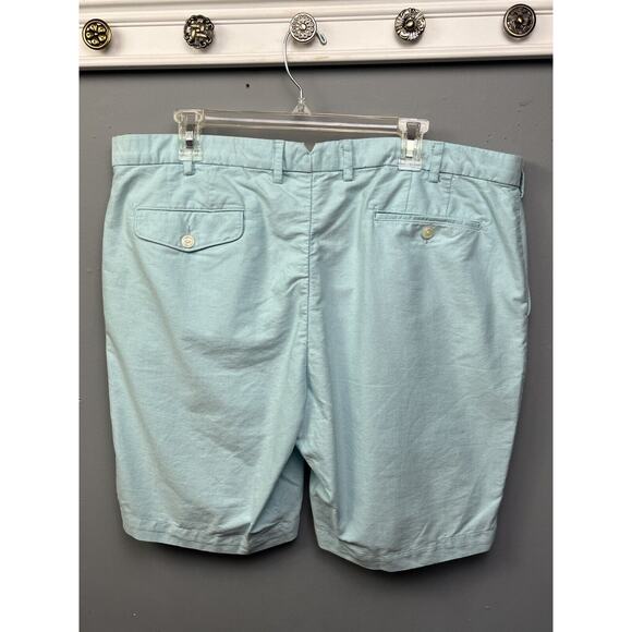 Polo Ralph Lauren New‎ York shorts Mens 40 Blue Oxford Golf Flat front Pockets - Picture 2 of 9